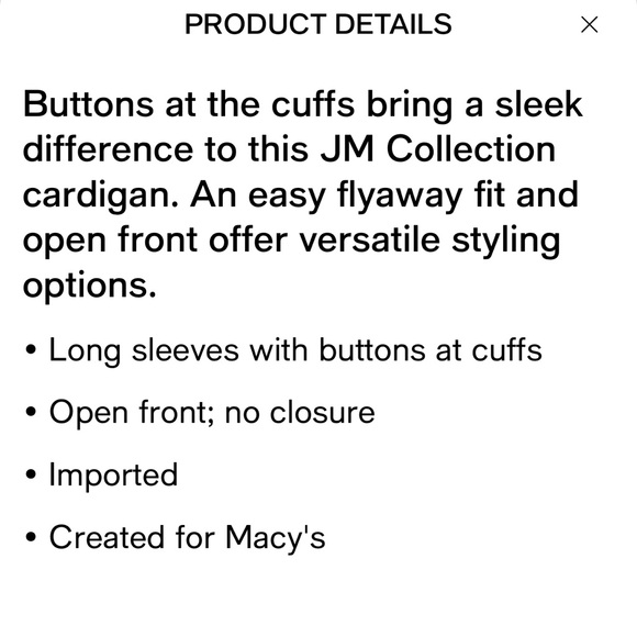 NTW white Button Sleeve flyaway sweater size XXL - Picture 4 of 12